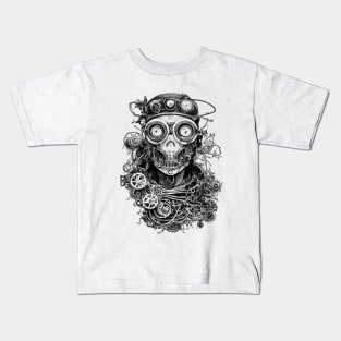 Steampunk zombie #7 Kids T-Shirt